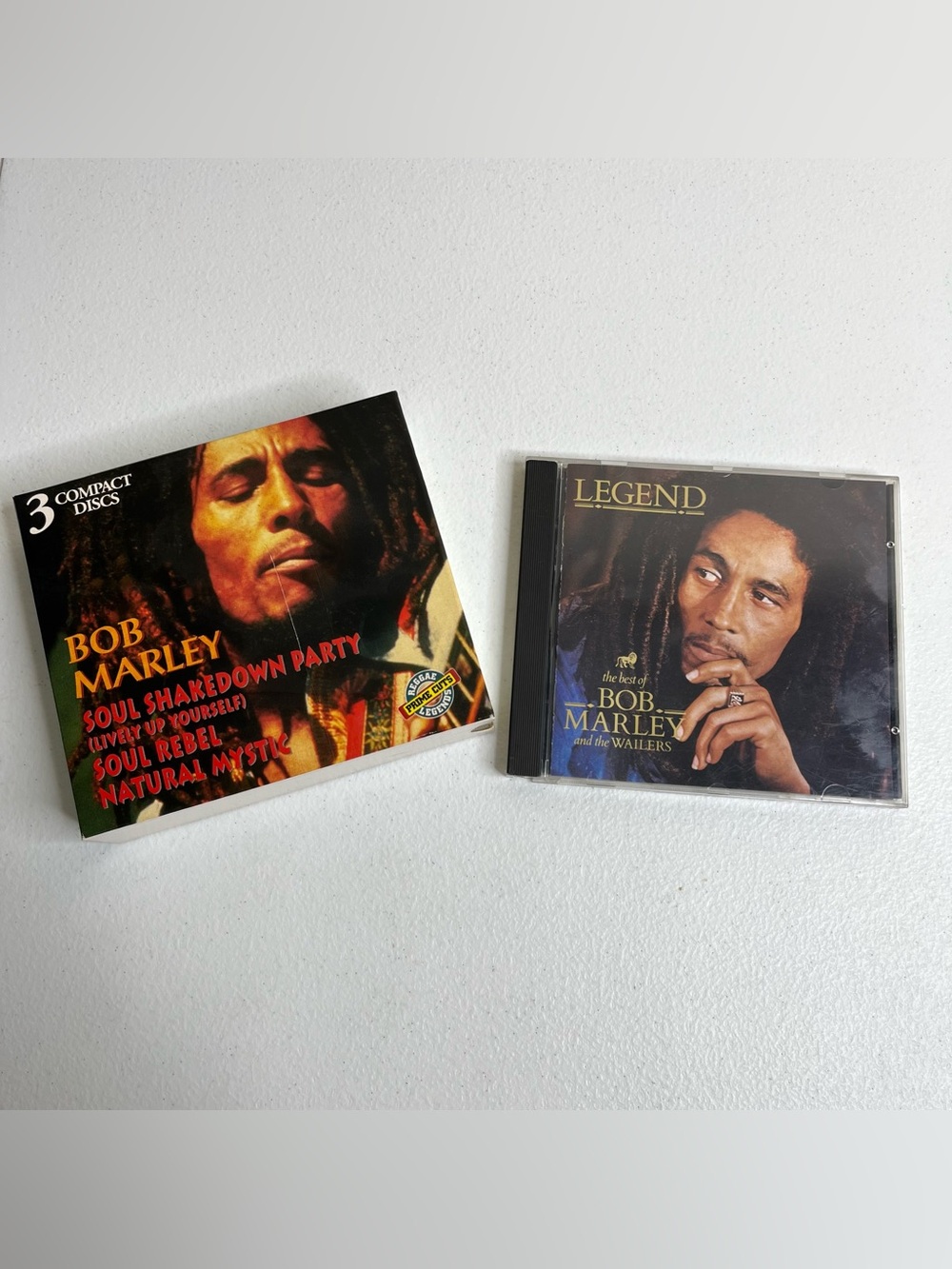 Bob Marley 4 CD Collection Lot Soul Shakedown Party 3 CD Set + Legend Reggae
